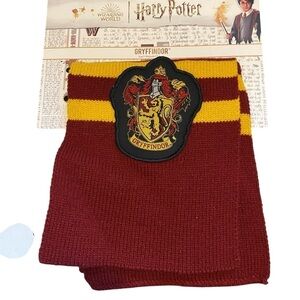 Harry Potter Gryffindor Scarf NEW Red Gold Yellow Universal Studios